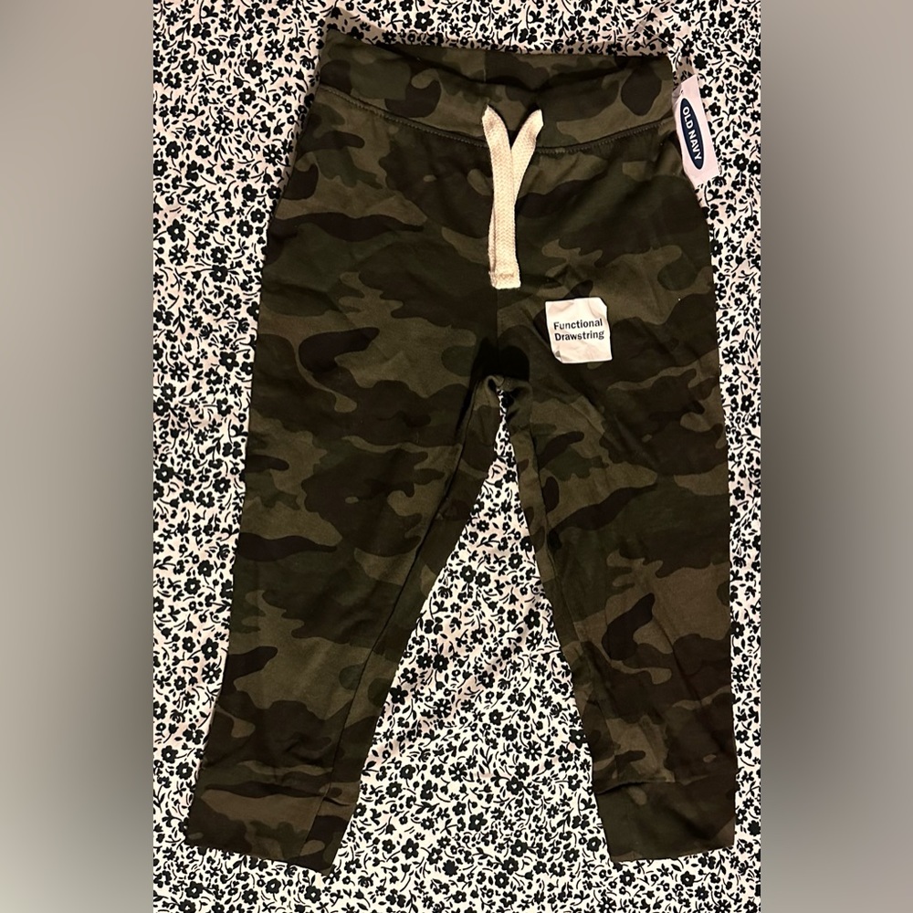 NWT Toddler Camo Jersey Pants